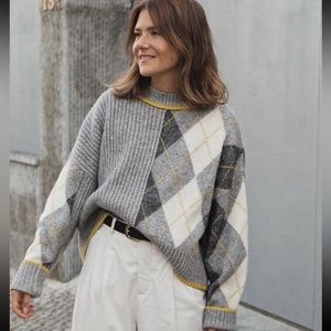 Pringle of Scotland x H&M | Argyle Knit Sweater